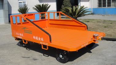 China Drie Railsaviation het Materiaal van de Grondsteun 1500 Kg Ladings Dolly Aanhangwagen Oranje Kleur leverancier