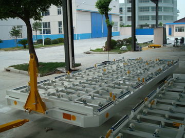China De partij/de Beëindigen Geladen Containerpallet Dolly, trekt en Dolly Colson-aan Gietmachine leverancier