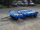 De stabiele Lading Dolly Aanhangwagen, Dolly de Staalpallet Blauw Lijsttype van de Kleurendraai leverancier