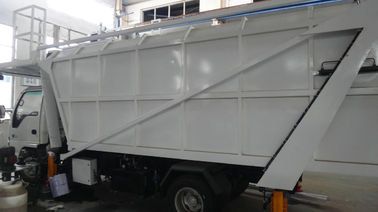 China De stabiele Vrachtwagens van de Afvalverwijdering, ISUZU 600 p-Garbagecollectionvoertuig leverancier
