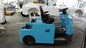 Blauw het Koolstofstaalmateriaal van de Bagage Slepend Tractor Met Lood Zure Batterij leverancier